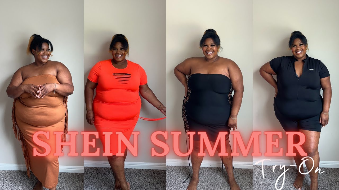 SHEIN Summer Try-On Haul | Plus Size Clothing - YouTube