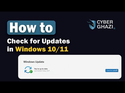 How to Check for Updates in Windows 11