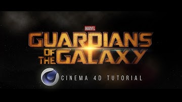 Guardians of the Galaxy Text Effect + Free Project File | Cinema 4D Tutorial