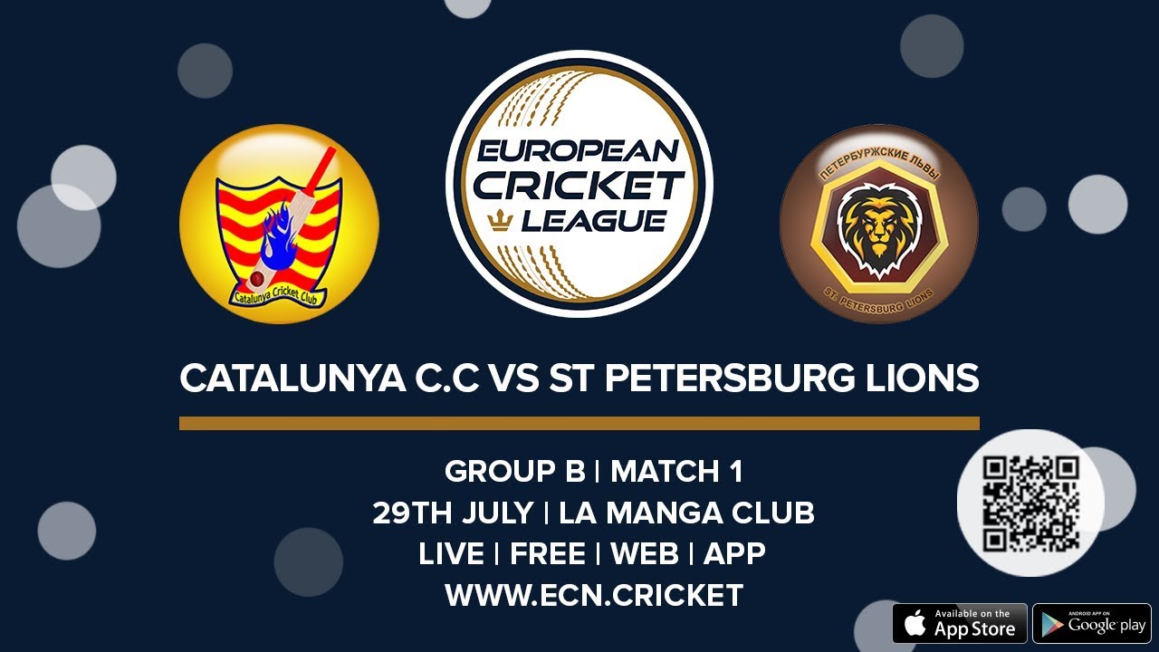 ECL19 - Catalunya C.C Vs St Petersburg Lions