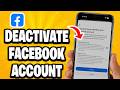 How To Deactivate Facebook Account - 2026