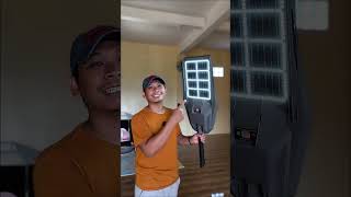 LAMPU JALAN TENAGA SURYA PANEL GANDA