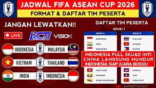 IT BEGINS!! 2026 FIFA ASEAN CUP Schedule - Indonesia vs Malaysia - 2026 FIFA ASEAN CUP Live on RCTI