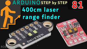 Arduino code for VL53L1X Time-of-Flight 400cm Laser distance sensor - RJT232