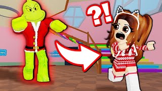 My Babysitter Has A HUGE Secret, TURNS OUT SHE'S THE GRINCH!!!  (Roblox)