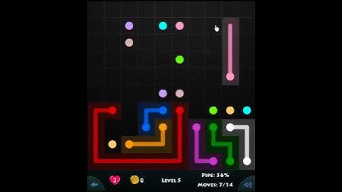 flow game facebook - jumbo pack level 5 Connect the dots