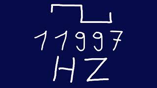 11997 hz square