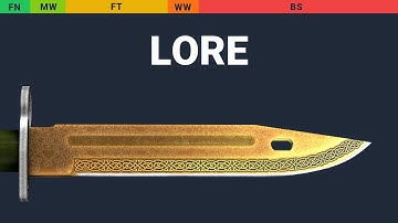 Bayonet Lore - Skin Float And Wear Preview