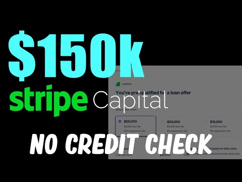 150k Business Funding With Stripe Capital No Credit Check 