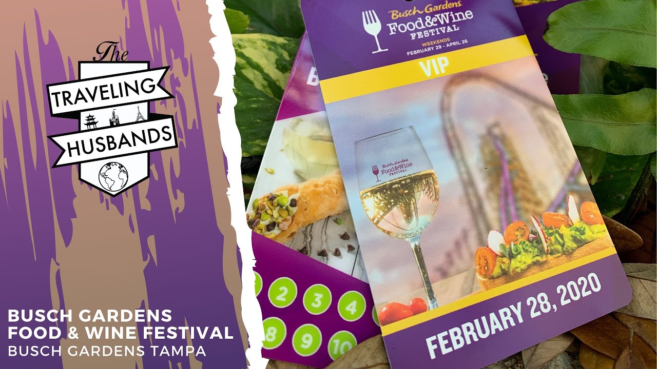 Busch Gardens Tampa Food & Wine Festival YouTube