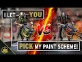 Letting the internet choose my Warhammer 40K Necron paint scheme!