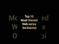 Top 10 Most Watched Bengali Web Series on Hoichoi