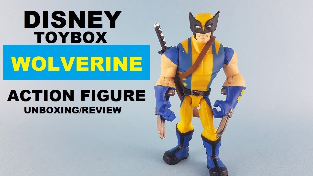 Disney toybox Wolverine action figure unboxing