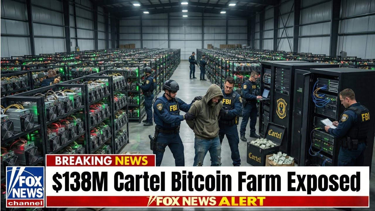$138 Million Crypto Operation Exposed as FBI Raids Secret Cartel Bitcoin Warehouse 