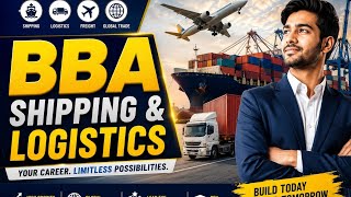 BBA Shipping &amp; Logistics After 12th Tamil ✈️ | Course Details, Scope &amp; Salary