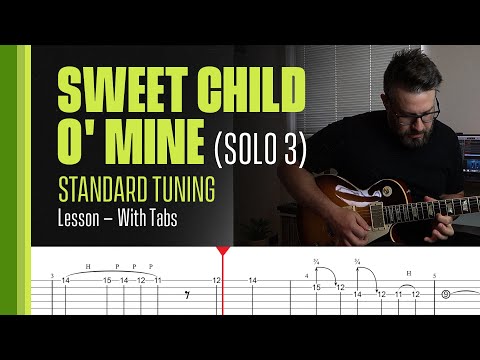 Sweet Child O'mine - Standard Tuning - With Tabs
