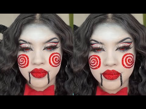 Rhinestone Jigsaw makeup tutorial ft Oozelife