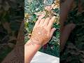 back part mehndi Design for hand | @nikki jaiswal #mehndi#mehandi#short