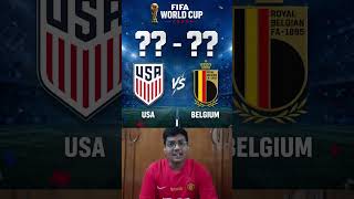 USA 🇺🇸 vs Belgium 🇧🇪 Prediction! Is it going to be a upset? 👀#fifaworldcup #fifapredictions #belgium