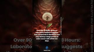 Lab research examines dandelion root and colon cancer cells.mp4