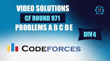 Codeforces Round 971 (Div 4) | A to E | DIV 4 | Video Solutions | Bit To Byte | Charu Aggarwal