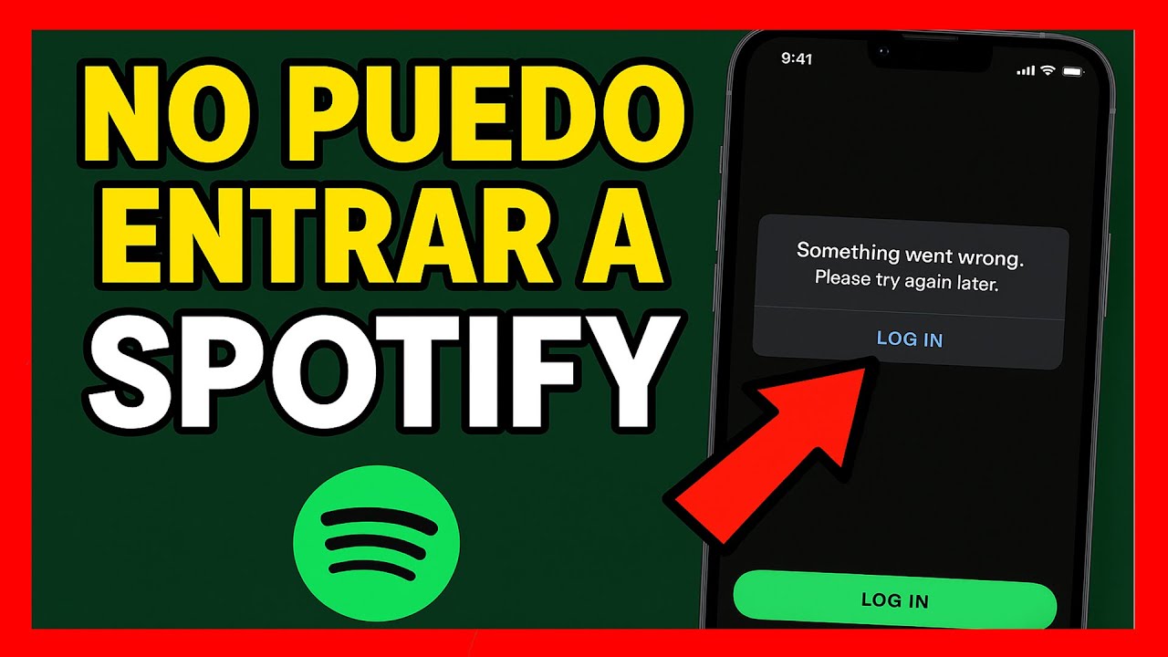 ✅SPOTIFY NO ME DEJA INICIAR SESION