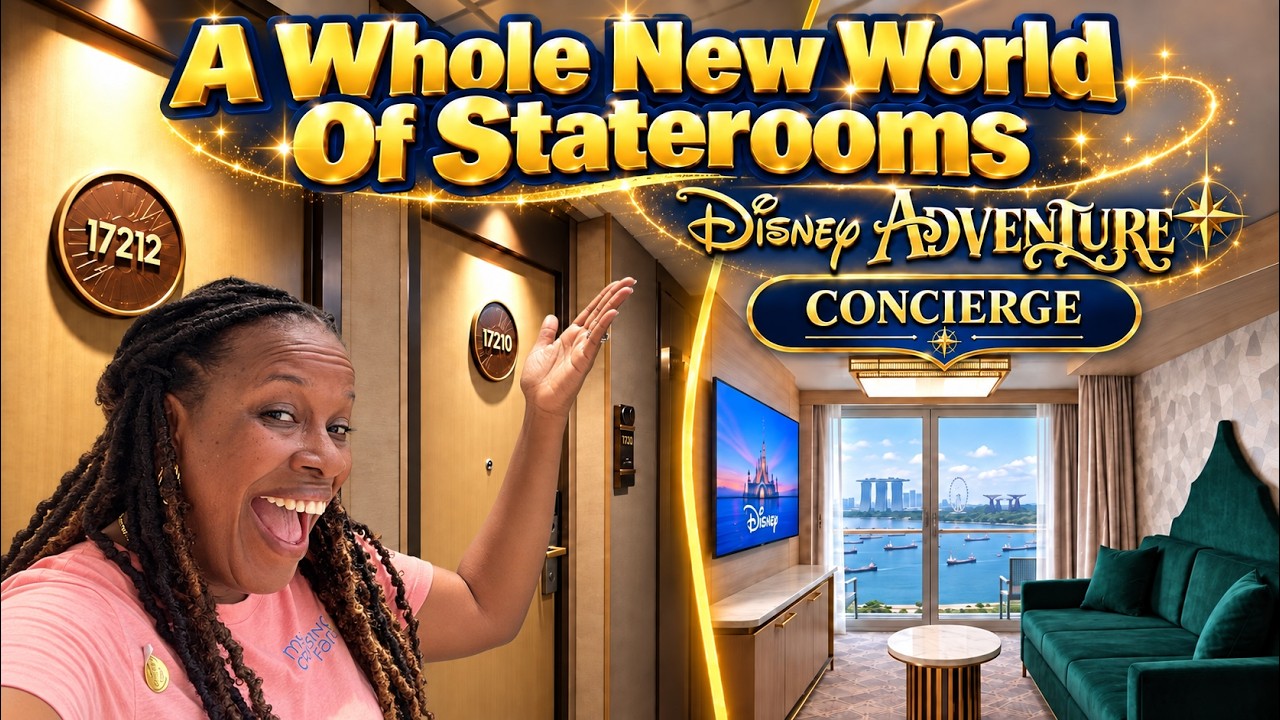 Disney Adventure Category 4C Concierge Stateroom Tour | 2 Bedrooms, 2 Bathrooms & More!