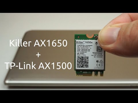 Upgrading my laptop to WiFi 6 - Killer AX1650 TP-Link AX1500 Archer AX10 WiFi 6 Router