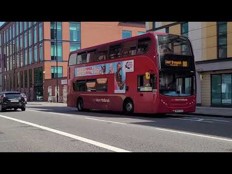 BV57 XJO4749 on Route 80 Bath Row, Birmingham - 16th July 2022