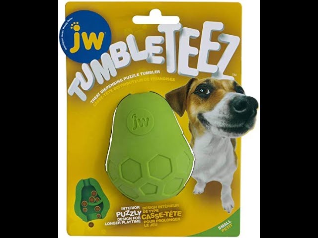 JW Tumble Teez Treat Dispensing Dog Toy (3 Sizes - Small, Medium, Large)