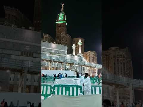 اذان العشاء من المسجد الحرام اليوم العاشر من رمضان 2022