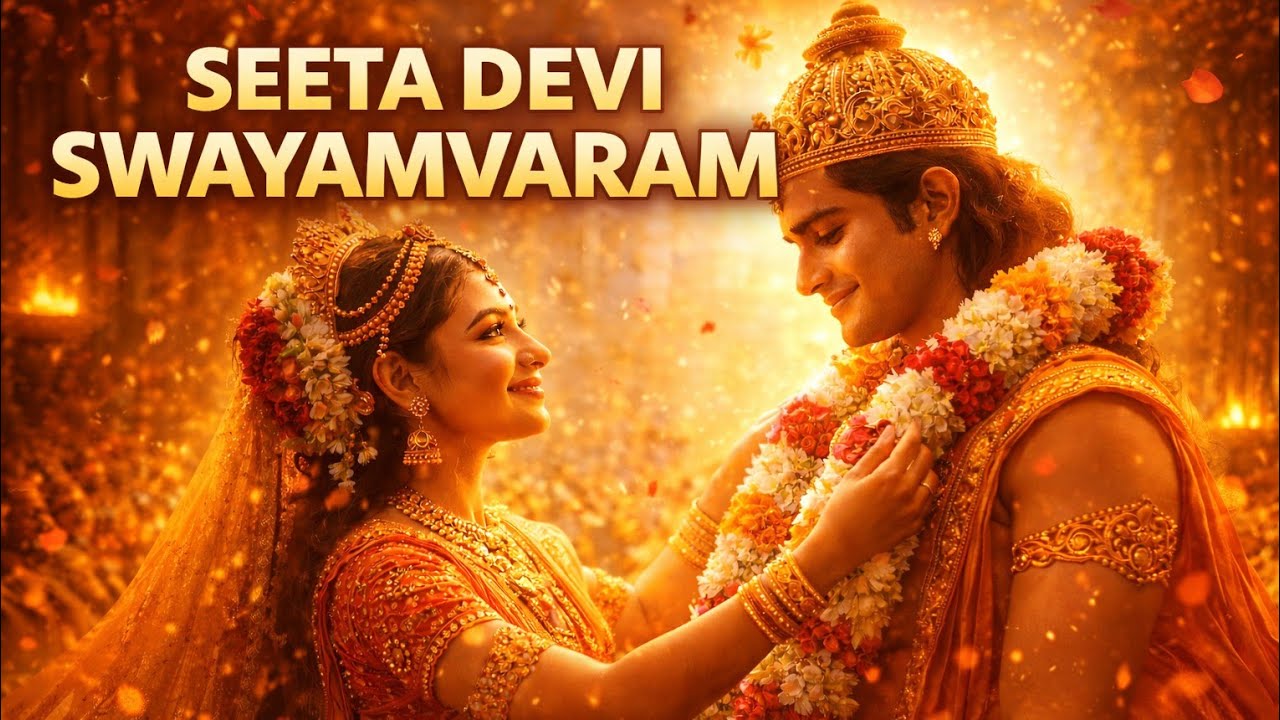 SEETA DEVI SWAYAMVARAM 🔥 Lord Sri Rama Breaks Shiva Bow | Epic Divine Story in 4K | NR MUSIC TELUGU