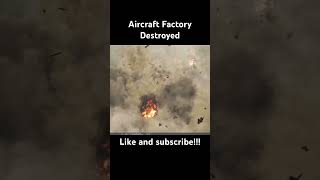 Aircraft Factory Destroyed #b17 #bomb #bomber #explosion #ww2 #dcs #b17flyingfortress #fw190