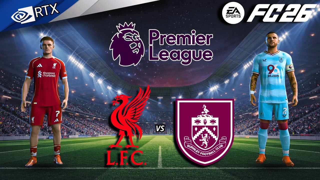 FC 26 - Liverpool vs Burnley Ft. Gakpo, Wirtz | Premier League 25/26 Full Match | PC™ [4K60]