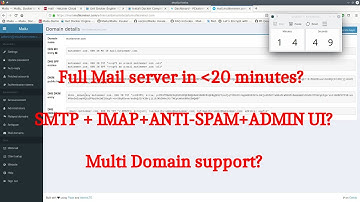 From zero to full mail server in 20 minutes with Mailu Docker images!