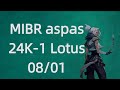 VALO POV【MIBR aspas】Jett 24Kills-1 Louts 08/01#valorantpro     #valorantclips #valorant