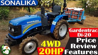 SONALIKA Gardentrac Di-20 Mini Tractor (20HP) 4WD | Price, Review & Specification | By Kisan Khabri