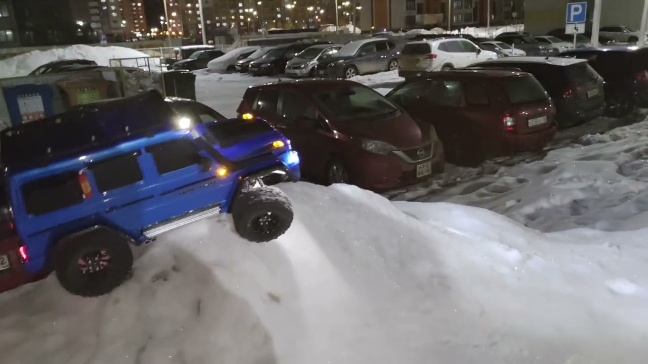 Trx4 sport g500 . Зимние покатушки по ледяному скалодрому )