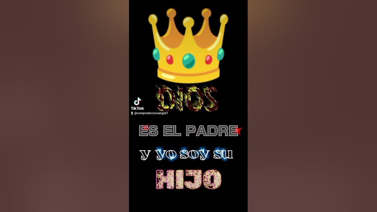 yo solo se, que yo soy su hijo 🙏 - YouTube