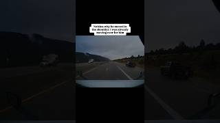 Why did he move to the shoulder? I was moving over #truckerlife #trucking #truckdriver