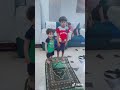 تقبلوا شقاوة الاطفال عند الصلاه اليوم يلعب معاك وانت تصلي وغدا يصلي بجوارك 