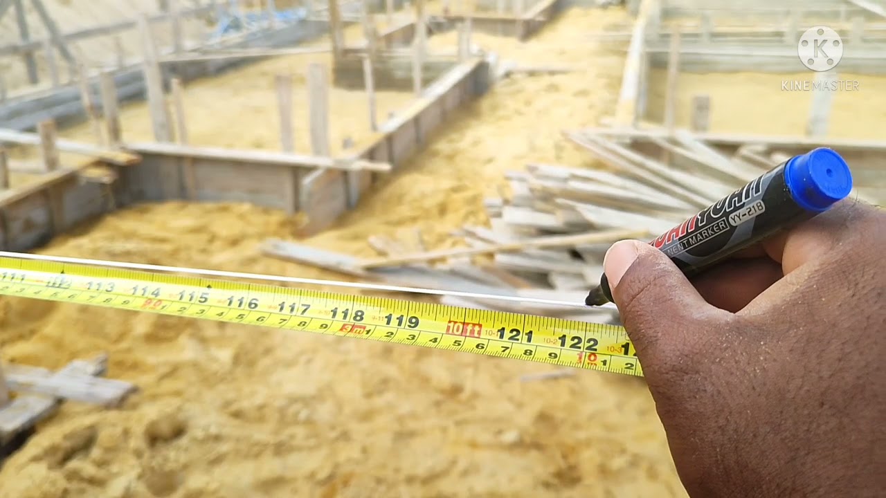 نجارة القواعد العادية وتوشيح القواعد المسلحة