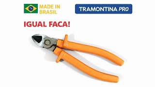 IGUAL FACA! Review Alicate Corte Diagonal 6" TRAMONTINA PRO 1000v NBR9699 44002/006