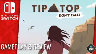 Tip Top: Don't Fall NINTENDO SWITCH GAMEPLAY AND REVIEW | ROCK CLIMBING SIM | INDIE GAME | PUZZLE