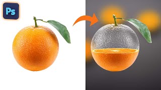 Transparent Effect in Photoshop | Transparent Orange Manipulation #photoshoptutorial in hindi