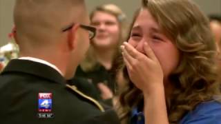 Soldier Father Surprises Daughter at Veteran’s Day Assembly in Independence School District