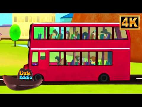 Little Eddie - ล้อรถบัส 🚌🌈 | เพลงสนุกๆ สำหรับเด็กเล็กและเด็กโต