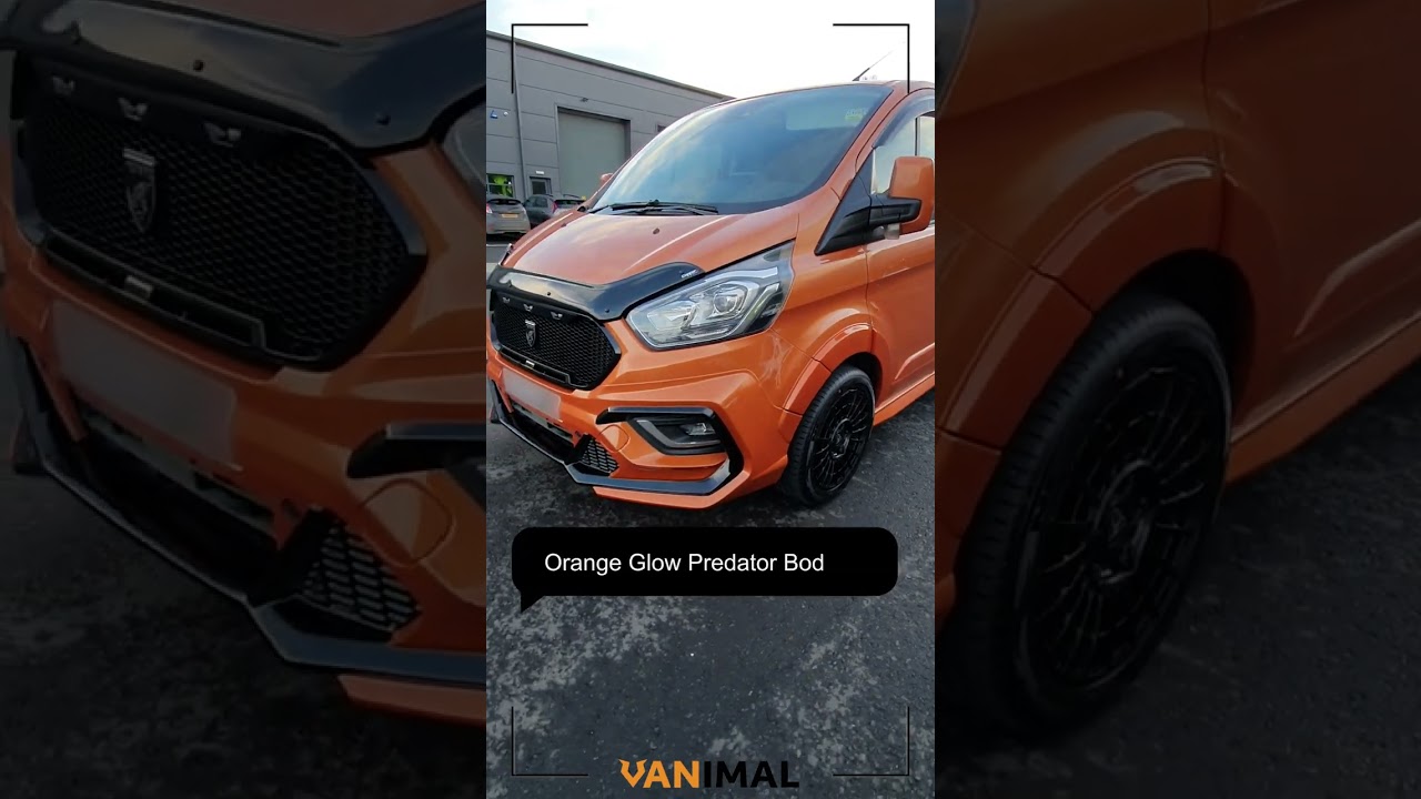 2020 Ford Transit Custom Predator Body Kit in Orange Glow