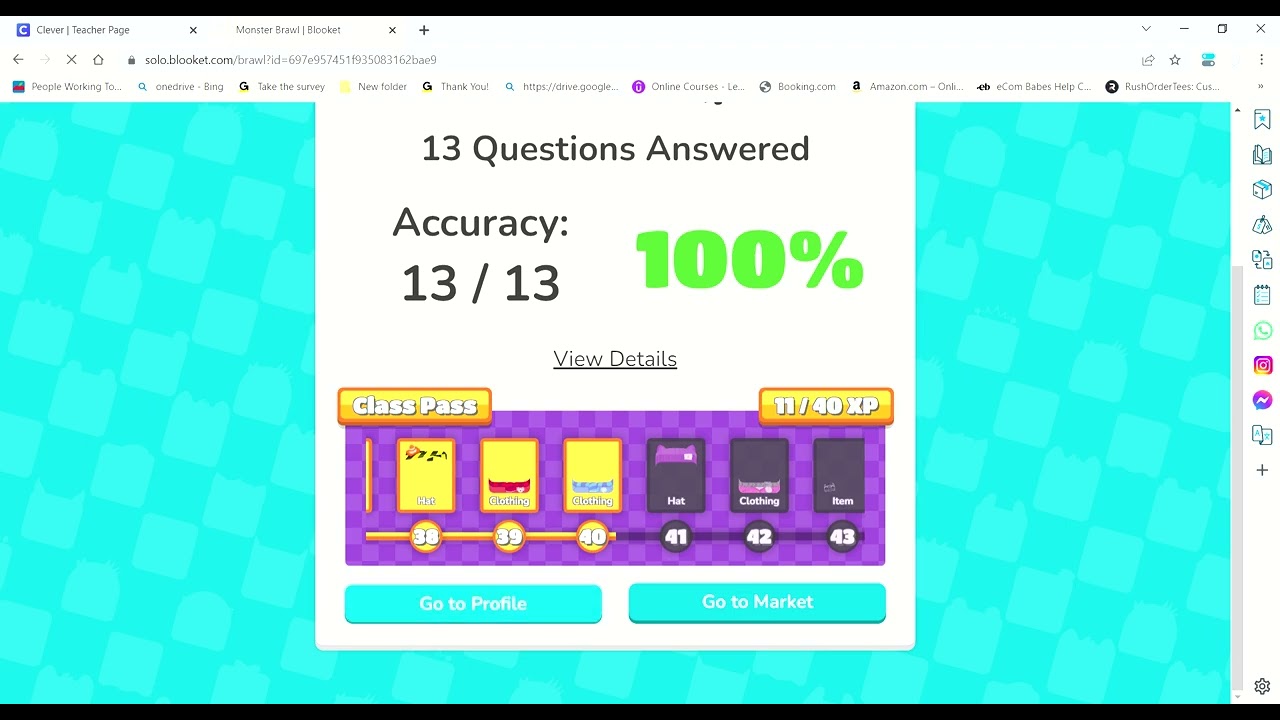 Blooket Monster brawl