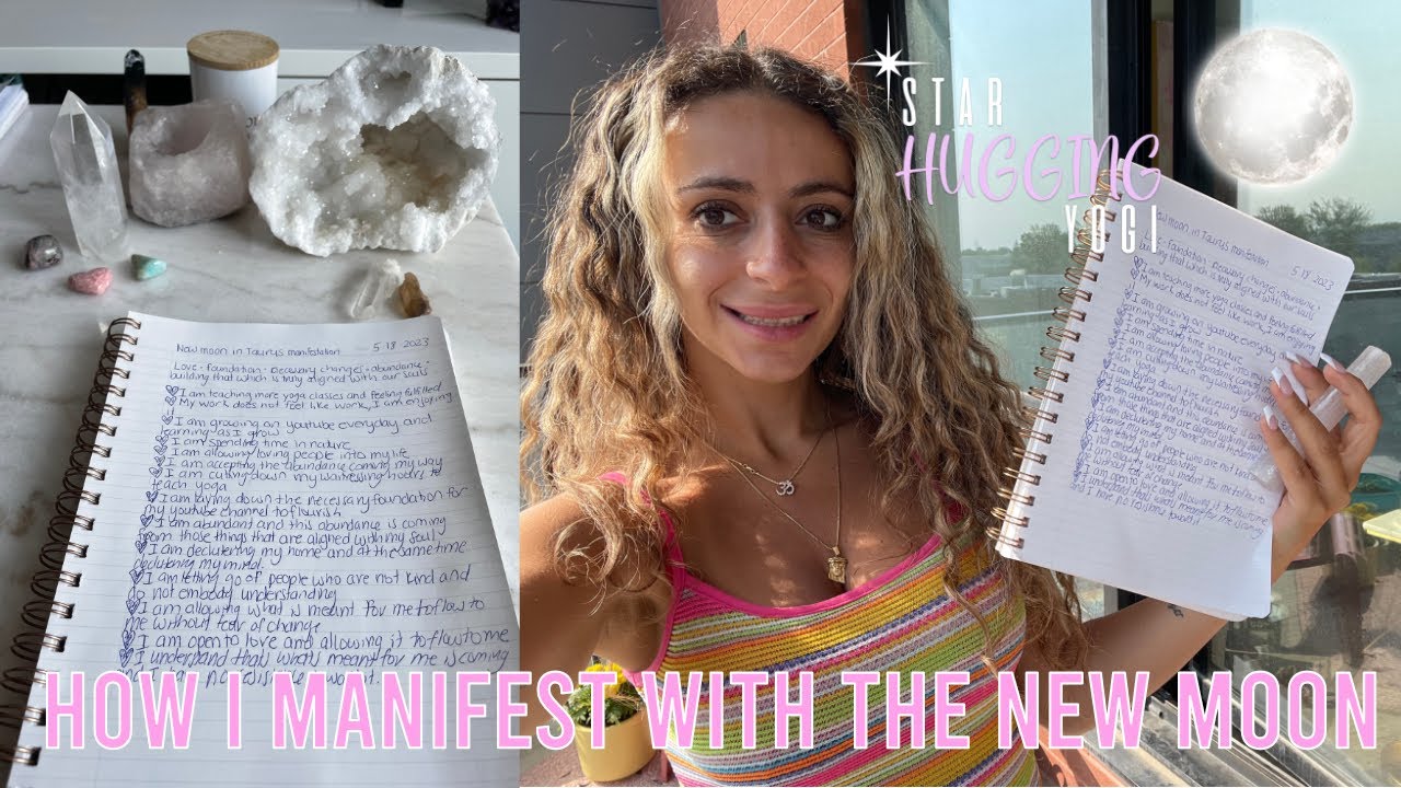 HOW I MANIFEST WITH THE NEW MOON | New moon manifestation ritual | Law ...